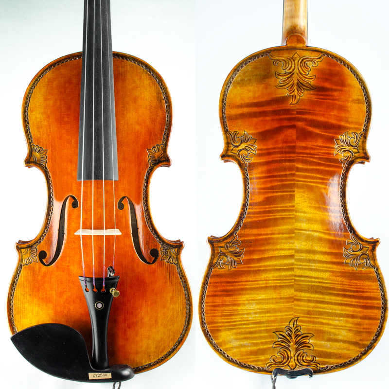 Violino Antoni Marsale Oficina 2022 Guarneri Entalhado n110