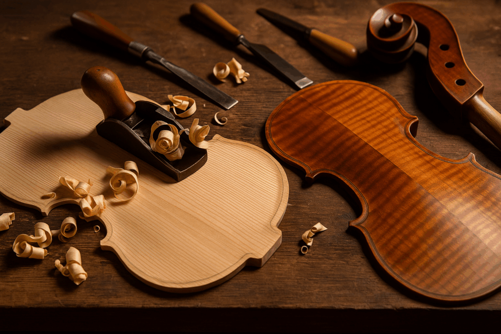 Madeiras que dão vida ao seu instrumento