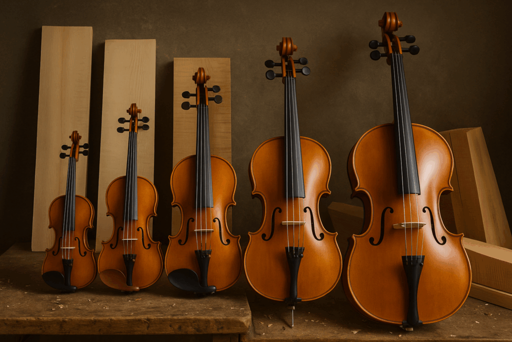 Madeiras que dão vida ao seu instrumento