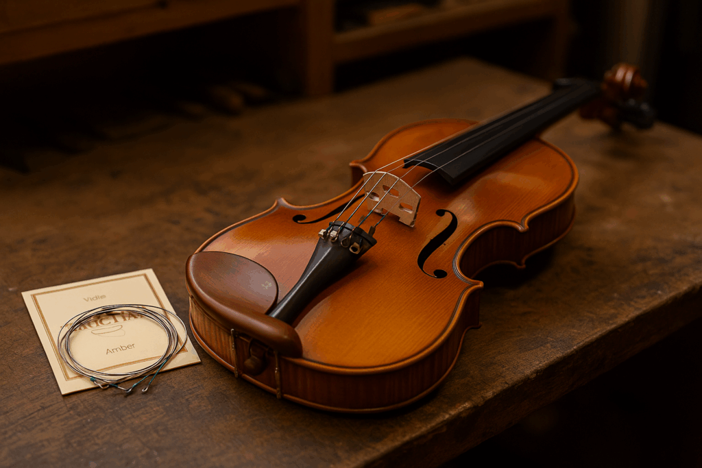 encordoamento do seu violino, viola, violoncelo ou contrabaixo