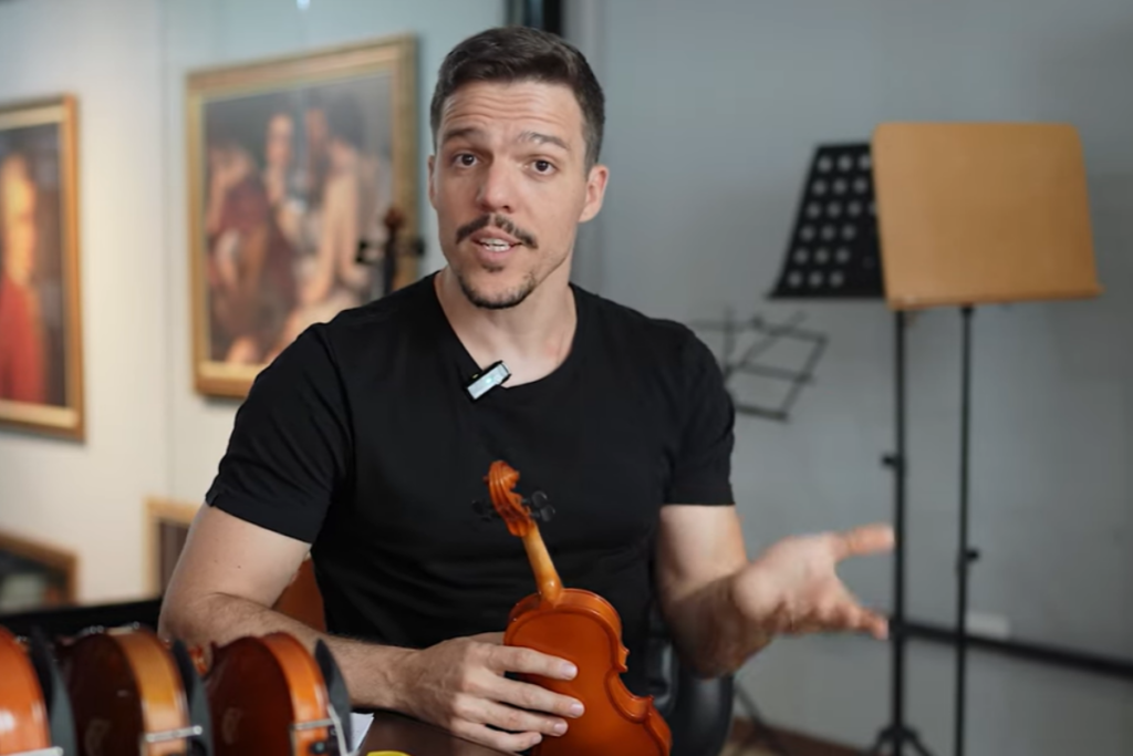 Como medir o tamanho do violino corretamente