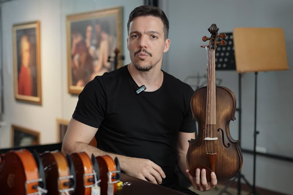 Como medir o tamanho do violino corretamente