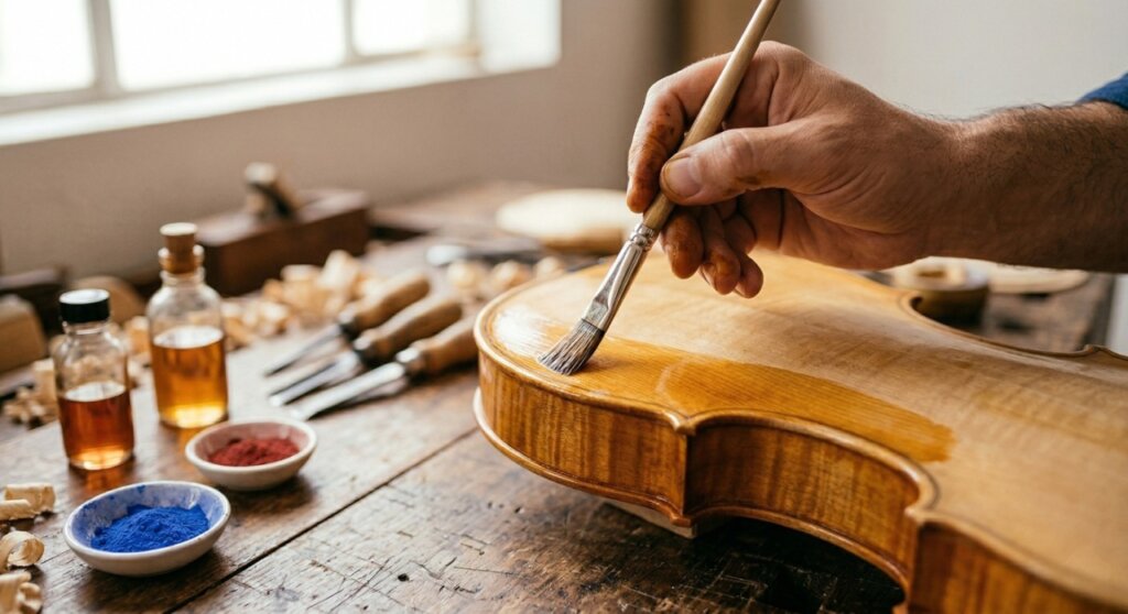 A Cor do Verniz Altera o Som?