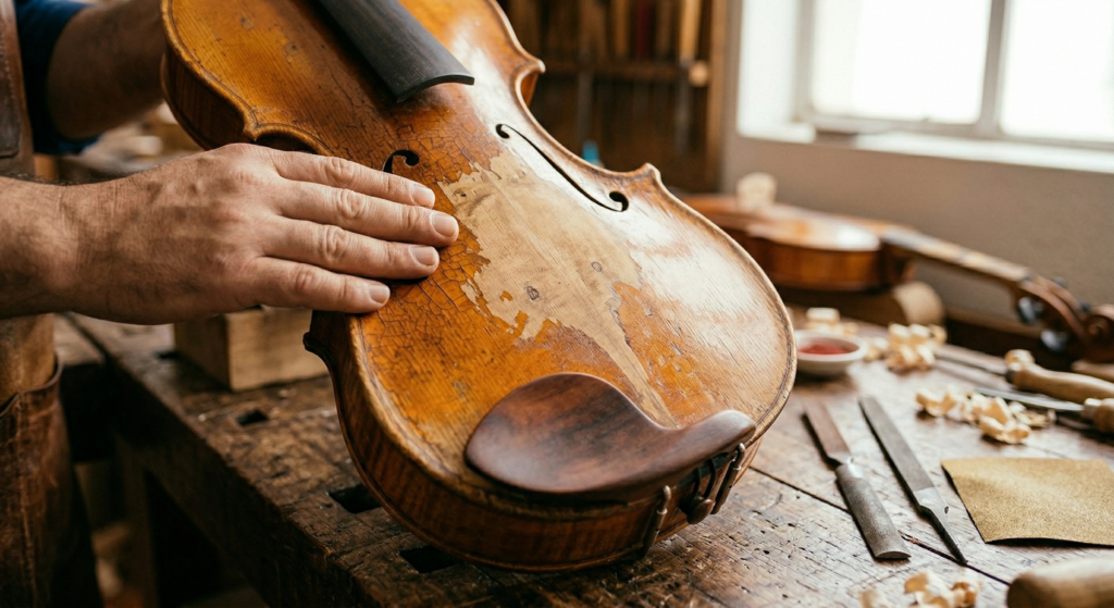 Verniz de Violino: Cor e Som