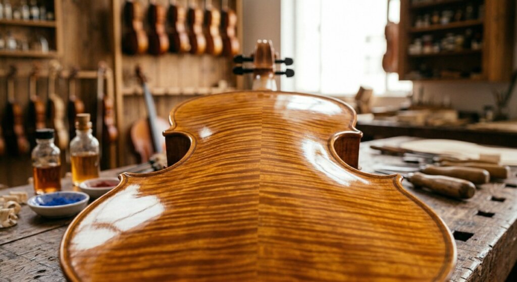 Verniz de Violino: Cor e Som