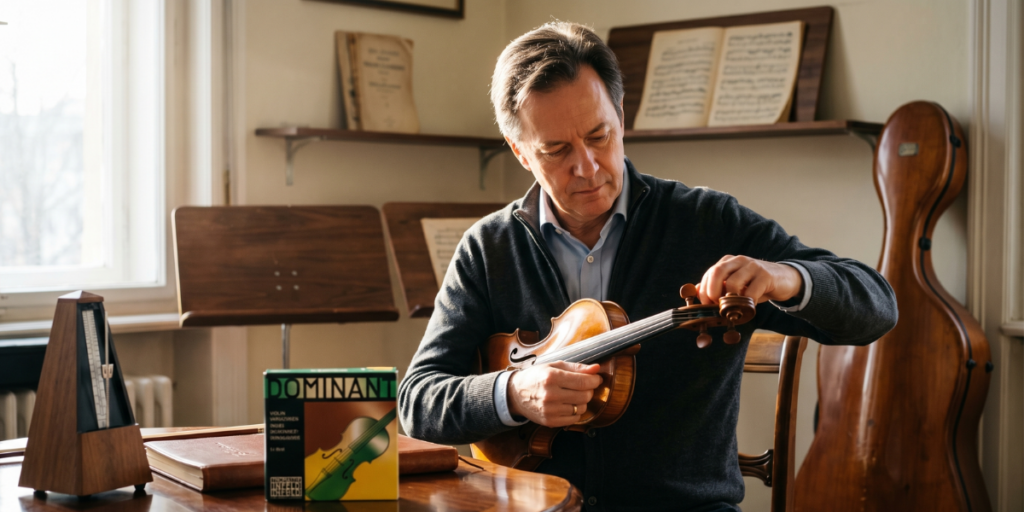 Encordoamento Mauro Calixto é o Melhor para Violino