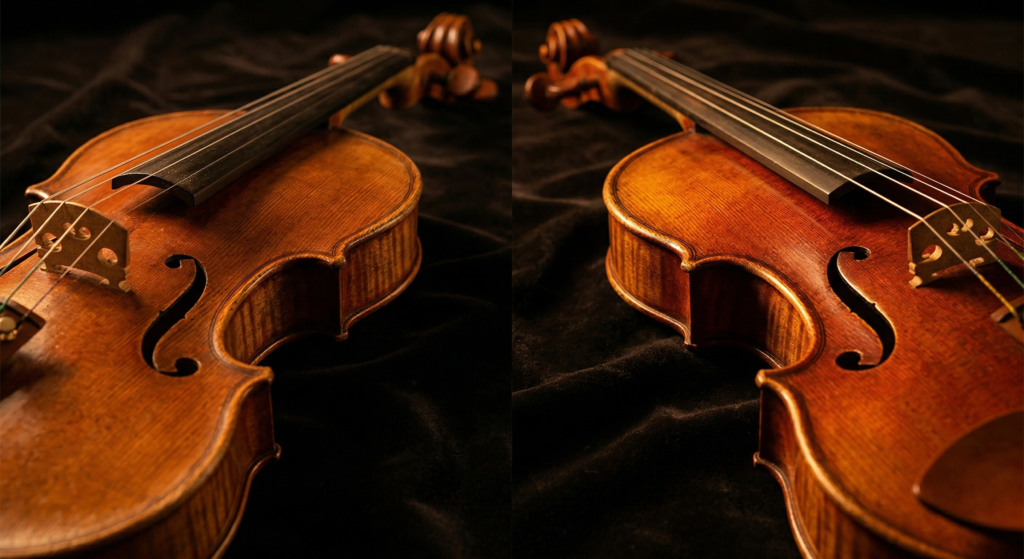 Stradivari-ou-Guarneri-O-modelo-do-violino