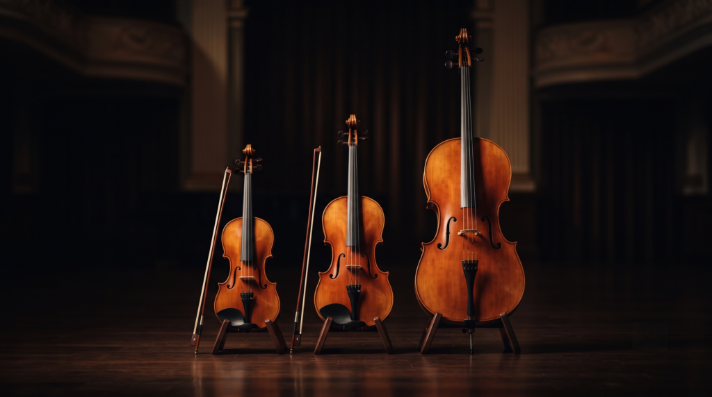 Violino, viola ou violoncelo qual escolher