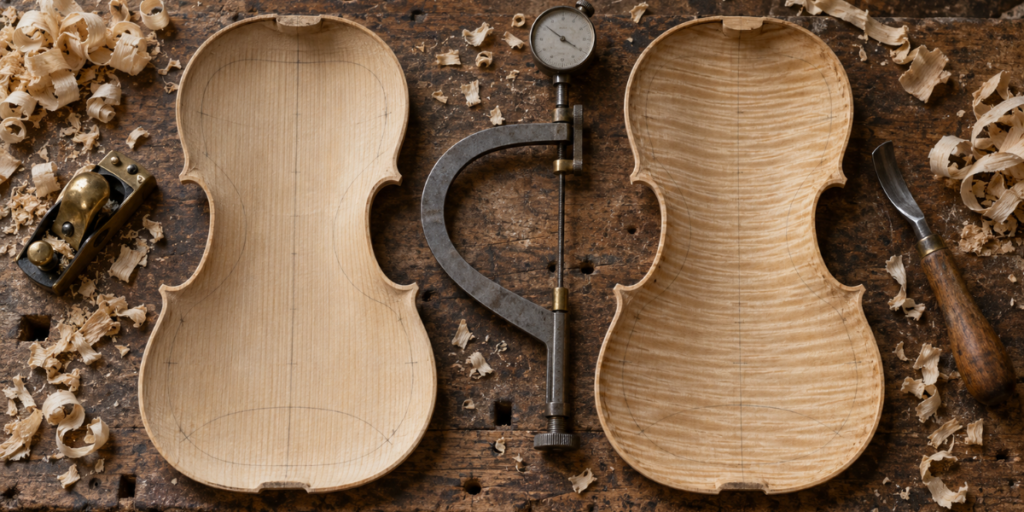 Do bloco de madeira ao instrumento como a CNC é usada na construção de violinos, violas, cellos e contrabaixos
