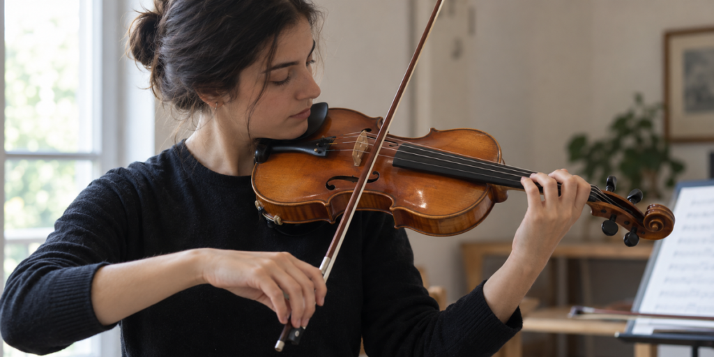 Dor ao tocar violino, viola ou violoncelo