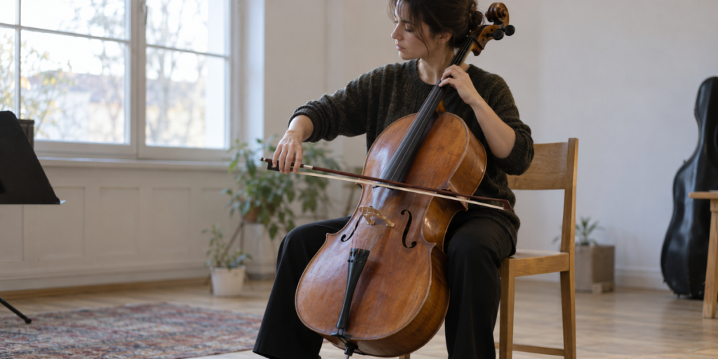 Dor ao tocar violino, viola ou violoncelo